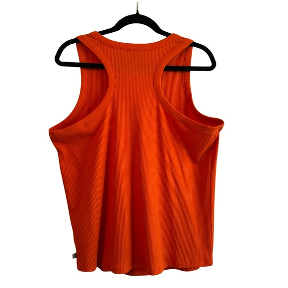 NEW Talbots Ribbed Racerback Orange Tank Top 1X - Picture 2 of 5